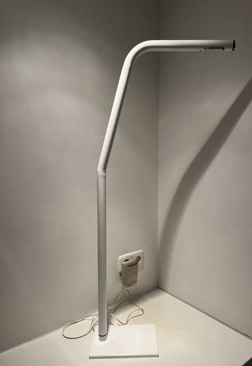 Horn Denmark 884 white tube lamp/floor lamp