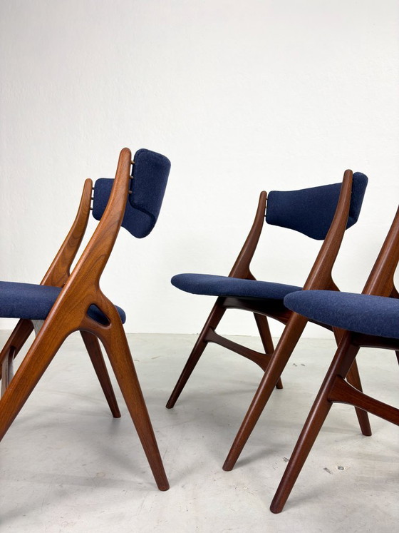 Set 'Aska' Dining chairs by Louis van Teeffelen for Wébé – Wood (photo 5 of 20)