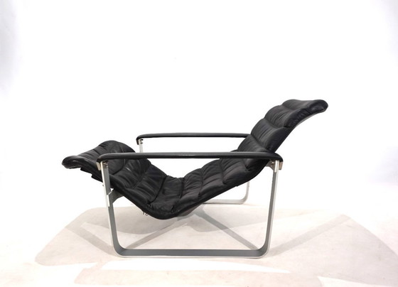 Image 1 of Poltrona lounge in pelle Asko Pulkka di Ilmari Lappalainen, 1960