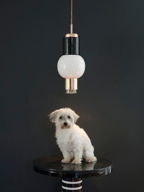 Image 1 of Lámpara de cerámica artesanal Vendome de Casalto: iluminación de diseño única