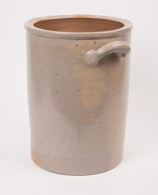 Grand pot en grès - pot à choucroute 20 litres