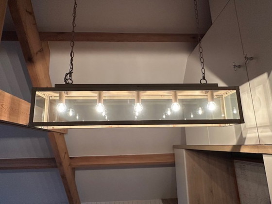 Image 1 of Landelijke plafondlamp 5 lampen