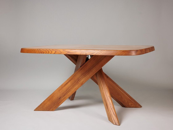 Image 1 of Dining table T35b by Pierre Chapo