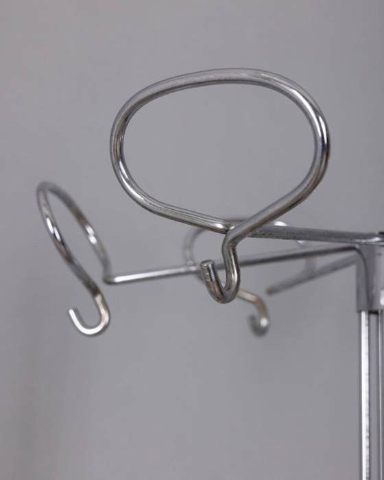 Image 1 of Vintage 1970s floor coat rack designed by Isao Hosoe for Valenti 