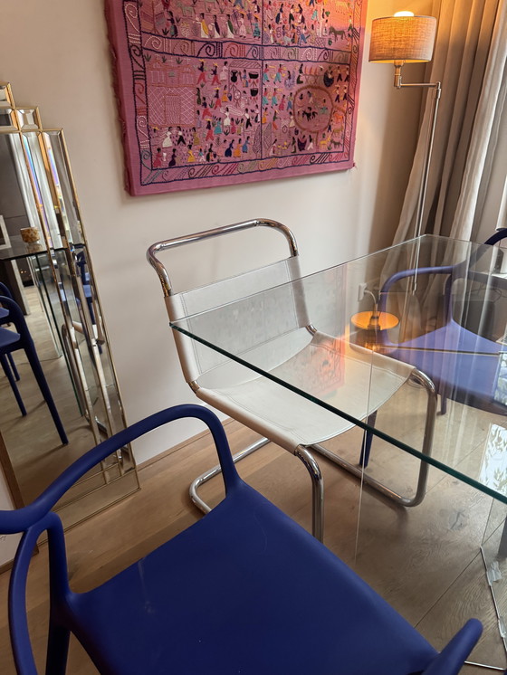 Image 1 of 2 x leren / chrome stoel