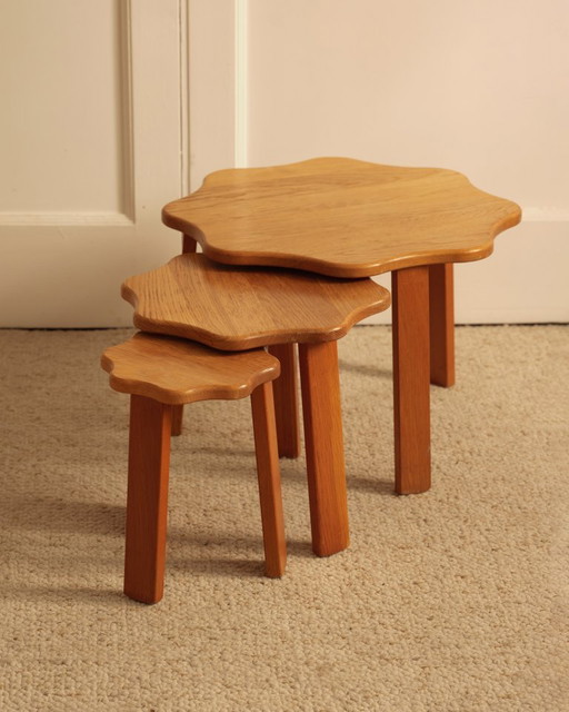 Trio de tables gigognes