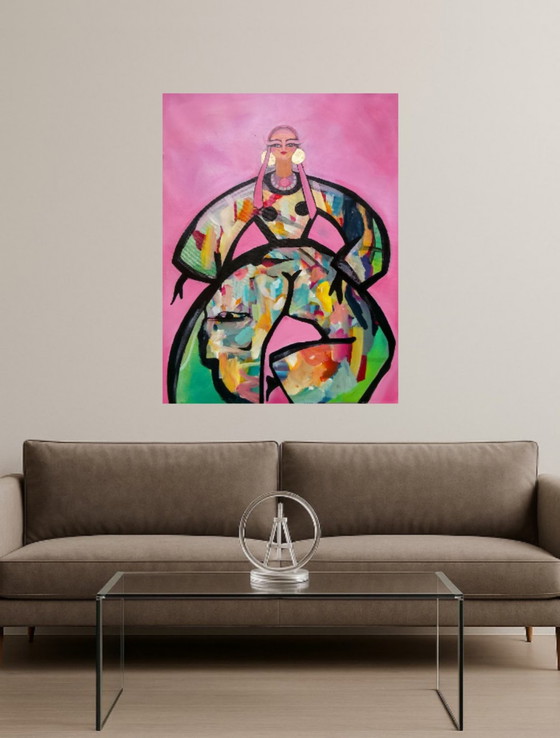 Acrylic painting #suite 70x90cm – joart, Paintings & Drawings, Canvas (photo 4 of 15)