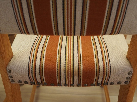 Set di Sedie da Pranzo di Henning Kjærnulf, Struttura in Rovere Massiccio, Danimarca, anni '60 – Textile (photo 11 of 13)