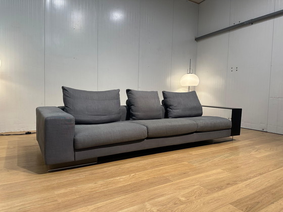 Image 1 of Canapé 4 places ZGAN Flexform Lightpiece gris-bleu