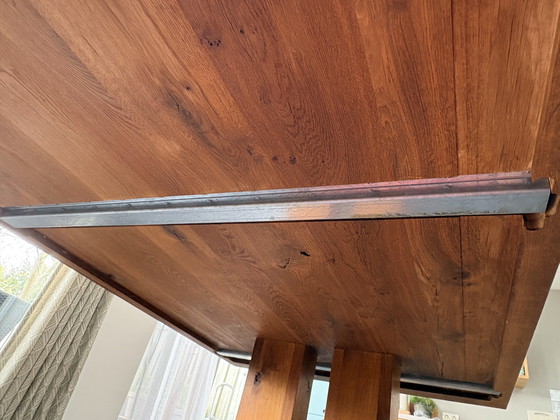 Image 1 of Diseño holandés DD Para mesa de roble 260x120