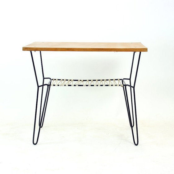 Image 1 of Couchtisch mit Metallgestell, Tschechoslowakei, 1960er Jahre