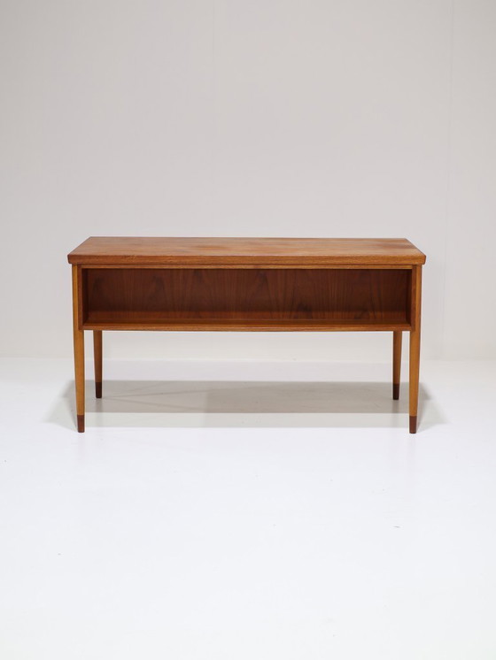Image 1 of Vrijstaand bureau Deens teak vintage 1960s