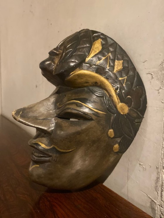 Image 1 of Wayang topeng-masker - Java, Indonesië