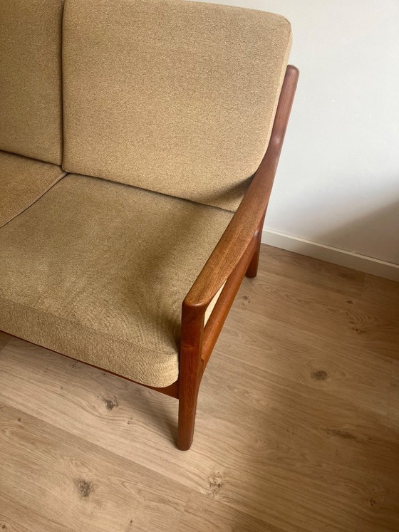 Vintage Teak Three-seater CADO Ole Wanscher – 3-5 seaters, Wood (photo 4 of 11)