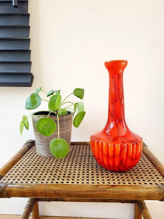 Image 1 of Vaso vintage in opalina Florence, Vetreria di Borgonovo, Italia, anni '70