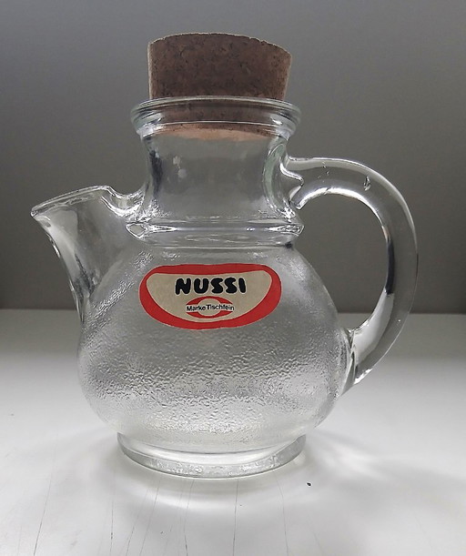 Barattolo / dispenser per noci tedesco vintage anni '60 Nussi (WMF)