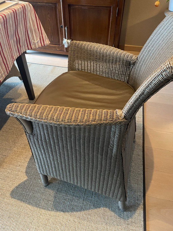 Image 1 of Table de salle à manger en merisier + 6 chaises de style campagnard Vincent Sheppard