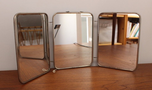 Retro barber mirror