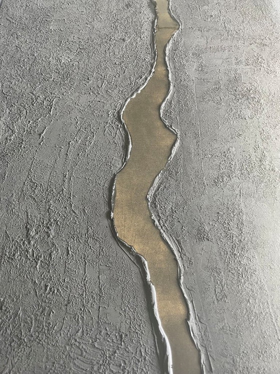 Modern Abstract Painting - Handmade on Canvas - Unique Artwork - 100 x 70 cm – Paintings & Drawings (photo 5 of 5)