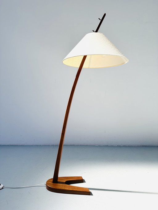 Vintage Dornstab staande lamp van J.T. Kalmar, Oostenrijk, 1947