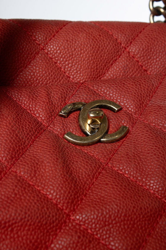 Chanel, gewatteerde portobello rode kaviaarleren tas – Schoudertassen, Calfskin (photo 17 of 18)