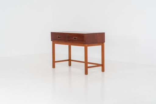 Mobile da ingresso in teak (Danimarca, anni '60).