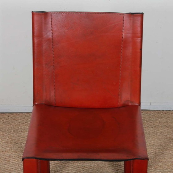 Image 1 of Ensemble de 8 chaises par Carlo Bartoli pour Matteo Grassi, 1980