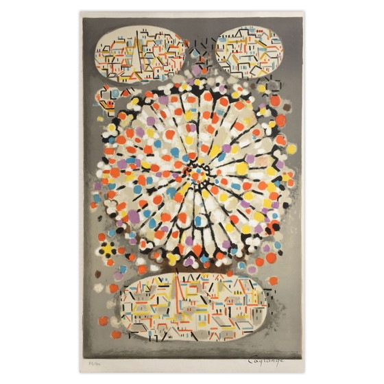 Jacques LAGRANGE Signierte Lithografie Chartres 1960 – Lithographien & Drucke, Paper (photo 5 of 5)