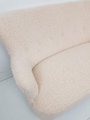 Divano Artifort | Panchina Teddy in tessuto color crema Theo Ruth, appena rivestita