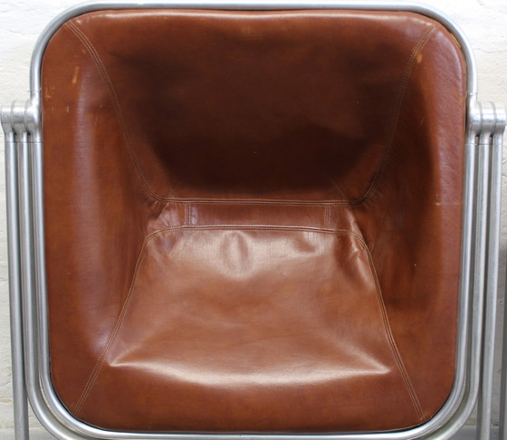 Image 1 of 2X Plona Chairs Anonima Castelli Giancarlo Piretti Seats