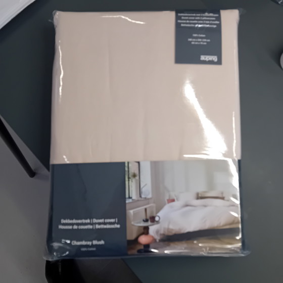 Image 1 of Bettbezug Chambray Blush 240 x 220 cm