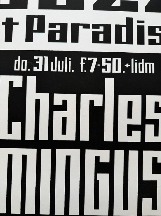 Image 1 of Jazz au Paradiso – Juillet 1975, Charles Mingus – Tirage d'époque, imprimé aux Pays-Bas