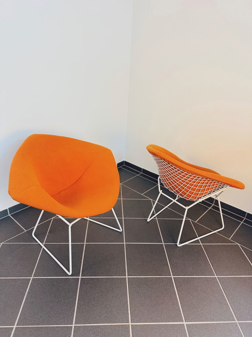 2x Bertoia Diamond Chair by Knoll