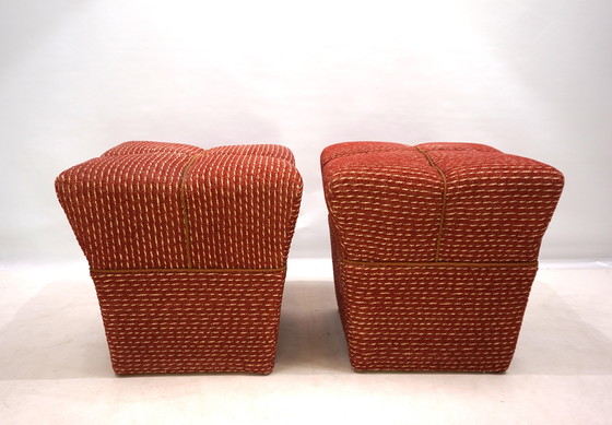 Image 1 of Halabala set of 2 tabouret stools for UP Zavody, 1930