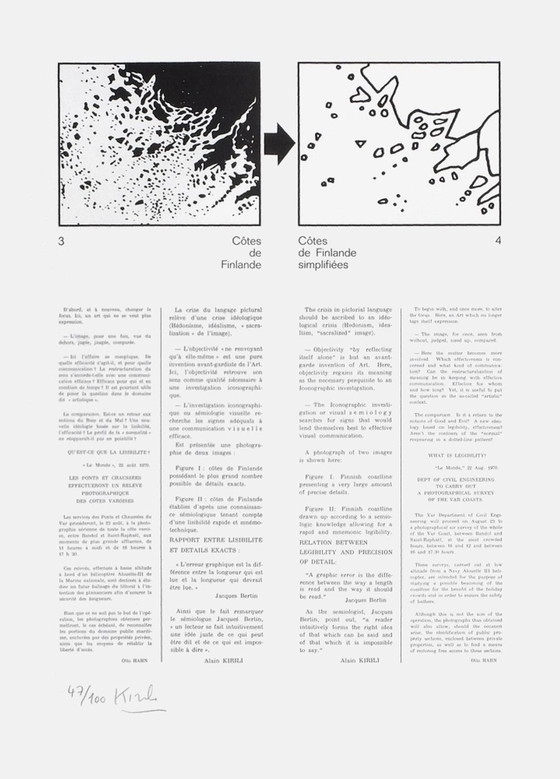 Image 1 of Alain KIRILI Côtes de Finlande (Alain Kirili - Otto Hahn) Serigrafia firmata 197
