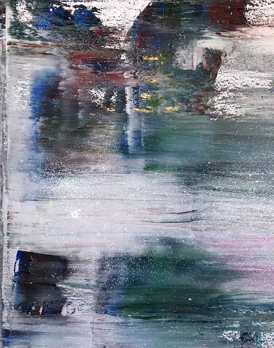 Original Acrylic Painting Abstract Expressionism Night Coolness – Paintings & Drawings, Canvas (photo 4 of 7)