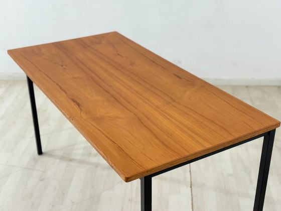 Image 1 of Mesa de comedor de teca de mediados de siglo / Escritorio Labofa / Mesa de cocina / Mesa de oficina / Mesa de madera