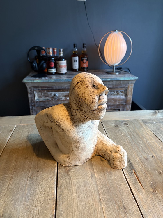 Image 1 of Scultura in ceramica di Sjer Jacobs "Running Man"