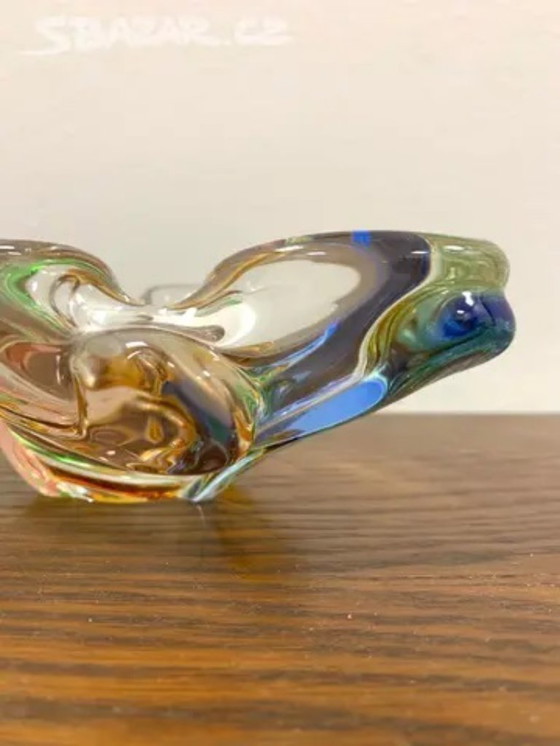 Image 1 of Service à Verre Mid-Century Rhapsody par František Zemek, Verre d'Art tchèque, 1960s