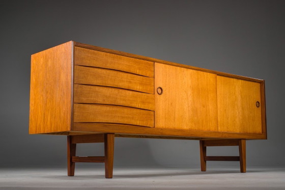 Image 1 of Ulvö dressoir van teakhout, ontworpen door Erik Wörtz voor Ikea, 1964.