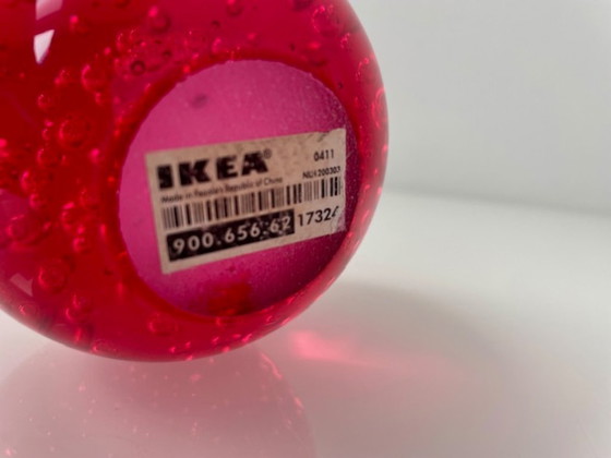 Image 1 of IKEA vintage design classic – glazen presse-papier rood