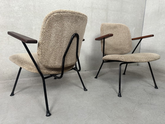 Image 1 of 2x fauteuils vintage - Gijs van der Sluis - 1960s
