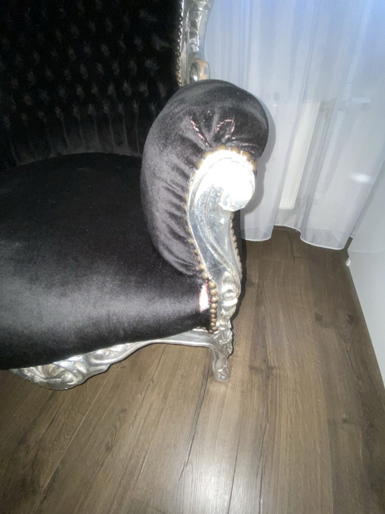 Baroque Armchair Silver – Other (photo 5 of 12)