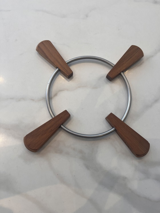 Montagne russe vintage a trappola per viaggi – Accessori da cucina, polished steel, Wood (photo 4 of 5)