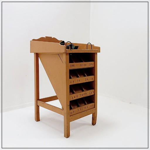 "The Frog Game", an old game made of wood and painted iron, early 20th century