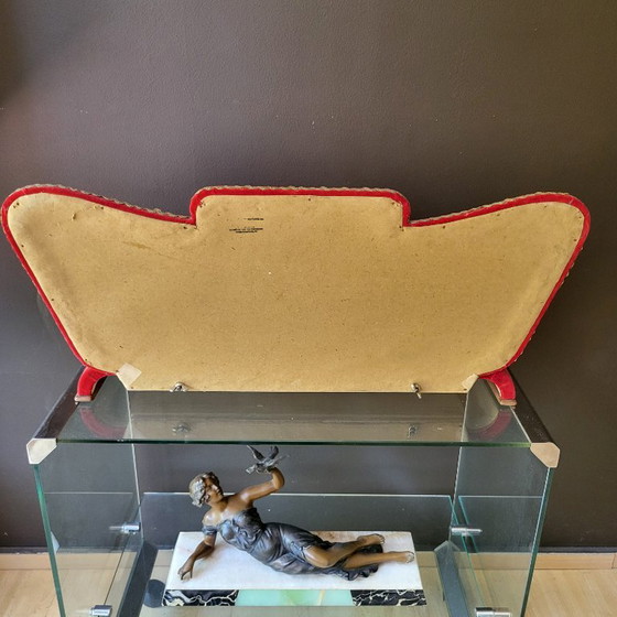Large Tissot Watch Display in Red Velvet Vintage 60', Decorative Objects, Metal (photo 5 of 8)