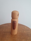 Vintage Mid-Century Wooden Owl – Roland Weber & Söhne (20 cm)