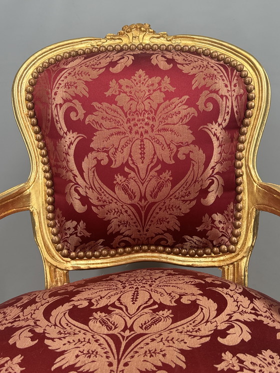 Image 1 of Poltrona in stile Luigi XV