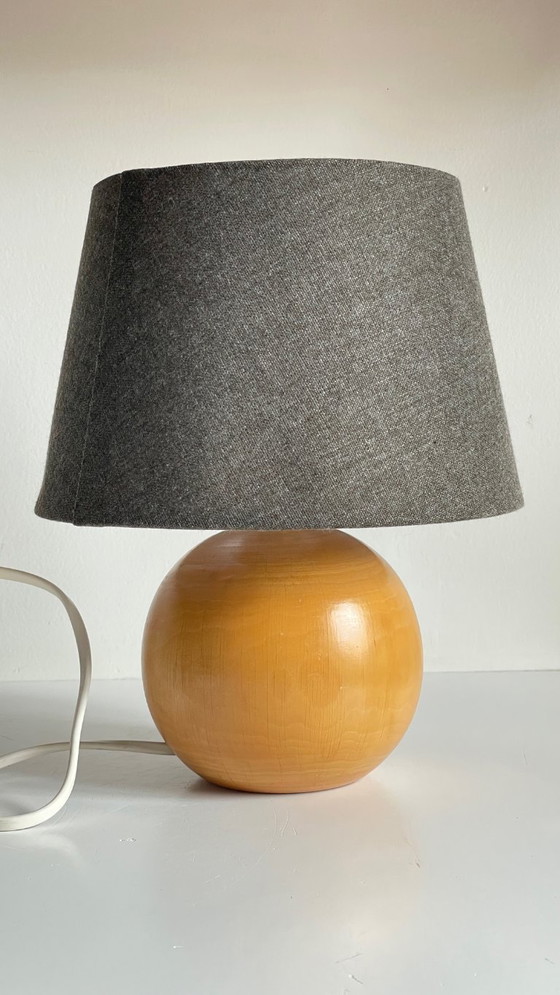 Image 1 of Metrolight Vintage Solid Wood Lamp