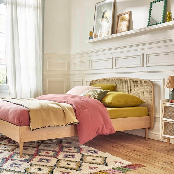 La Redoute Intérieurs Buisseau Bed 160x200 — Eiken en Rotan – Tweepersoonsbedden, Wood (photo 7 of 8)